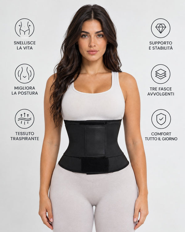 Fascia Modellante a Triplo Avvolgimento