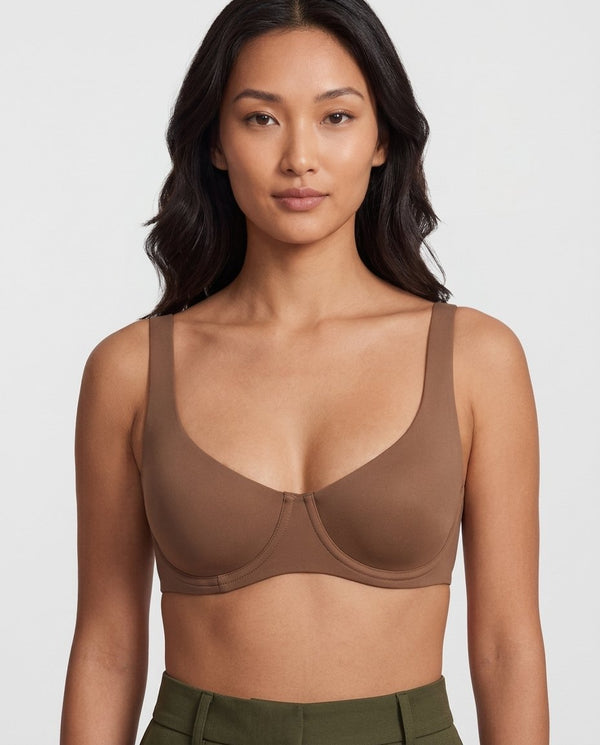Reggiseno a Balconcino con Ferretto Senza Cuciture